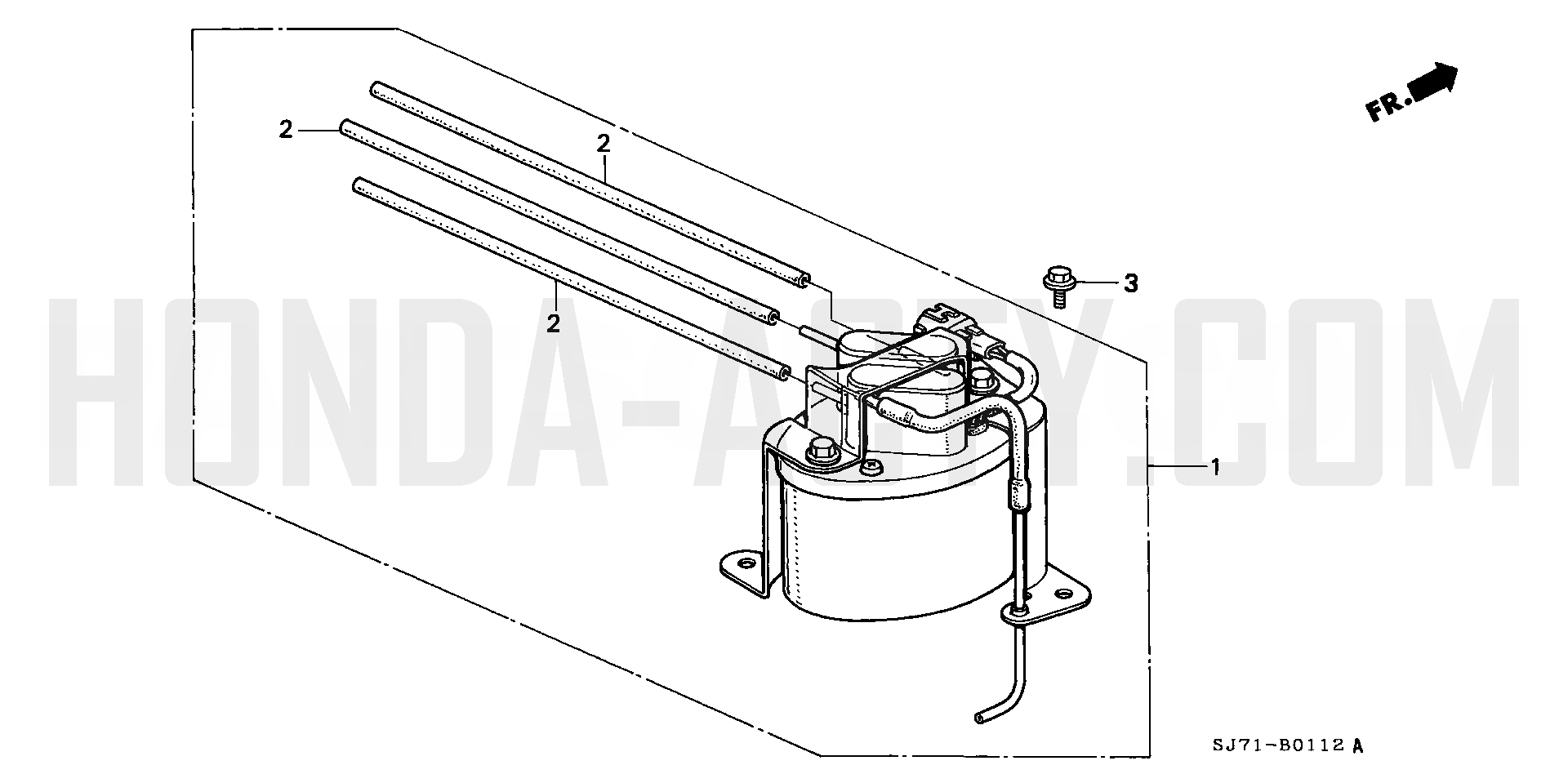 B112 - Control Box Assembly - HA4 Honda Acty - 1990-1999 Models - Electrical, Intake & Exhaust Parts Diagrams