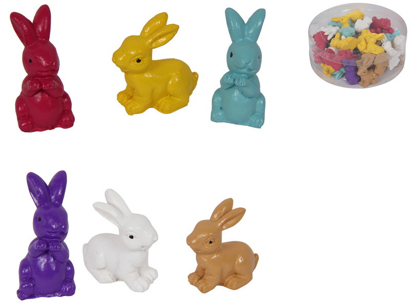Mini Coloured Rabbit - Botanical Creations