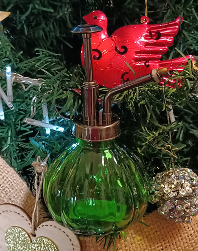 Glass Mist Bottle Green