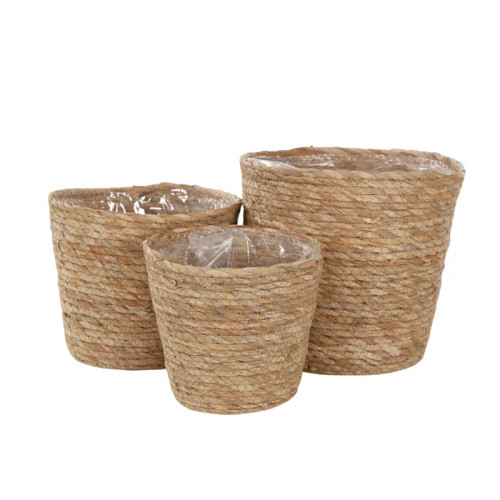 Dewi Grass Planter Natural Lrg