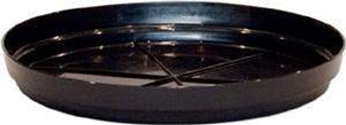 Saucer Black Plastic 400mm