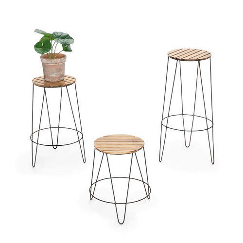 Bamboo Plant Stand Sml