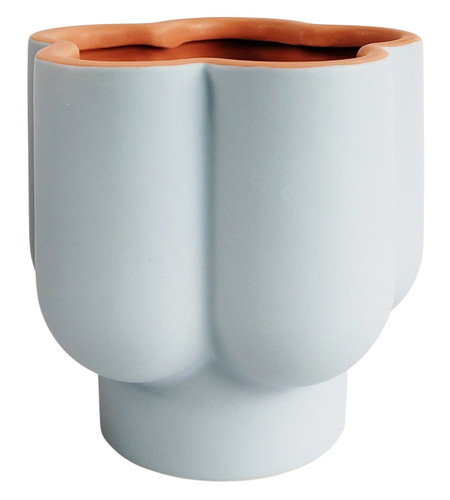 Groovy Flower Pot Blue/Pink D13