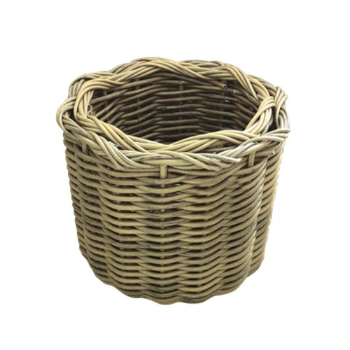 Twist Top Rattan Basket D38