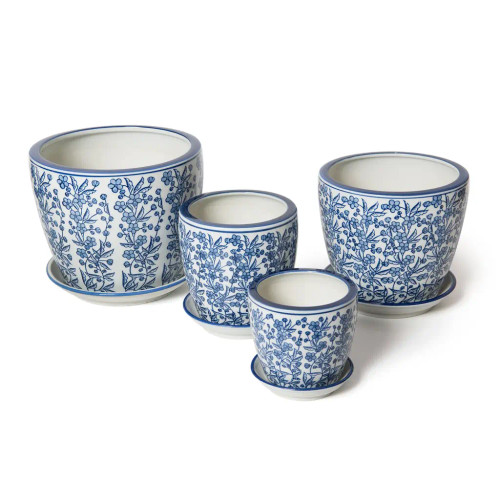 Tall Pot Light Blue Lrg D21