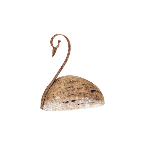 Timber & Rust Swan Statue Lrg