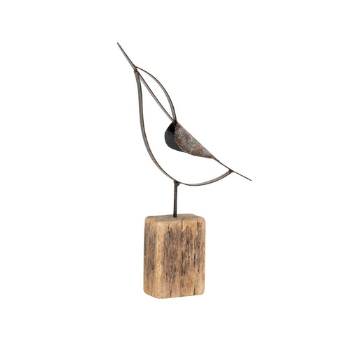 Timber & Rust Kingfisher Statue Lrg