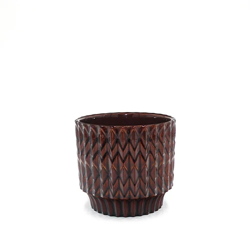 Trippy Planter Umber Med