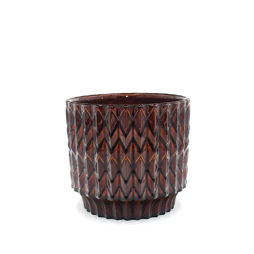 Trippy Planter Umber Lrg