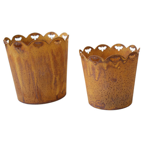 Metal Planter Bee Sml