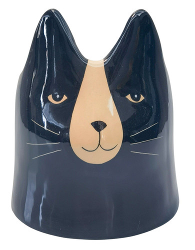 Bailey Cat Planter Black 14cm