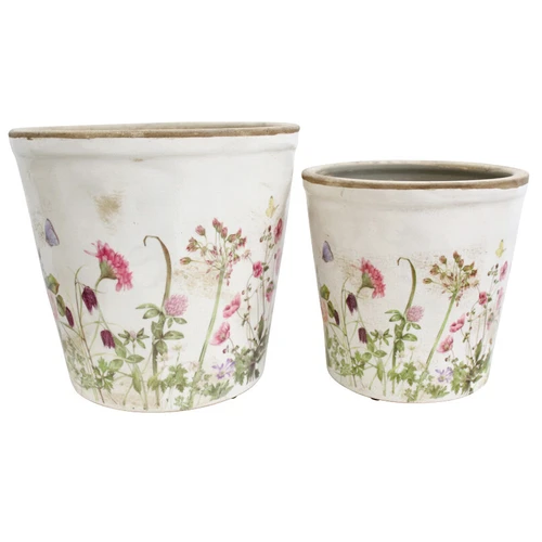Botanical Meadow Cone Planter Lrg