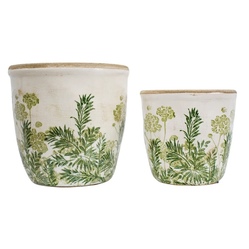 Botanicals Green Egg Planter Lrg