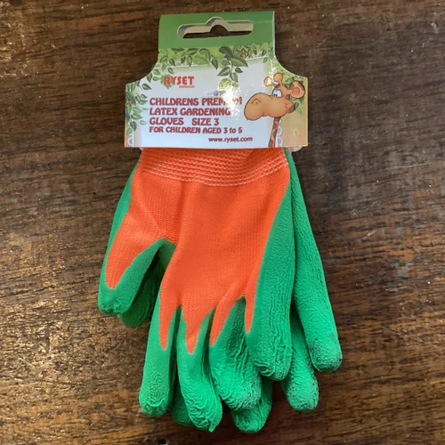 Childrens Latex Garden Glove Size 3