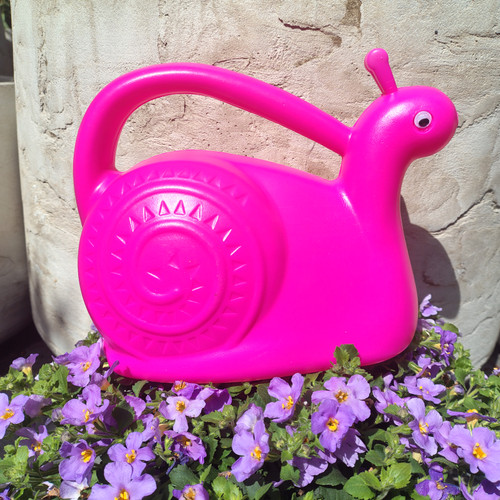 Snail Kids Watering Can Pink