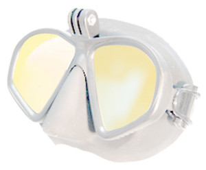 MV3 Action Mask, Apex Ultra Clear Amber Lens, White MV3 Action Mask, Apex Ultra Clear Amber Lens, White