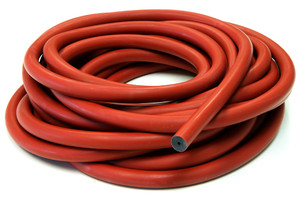 Rubber, Small ID Red, 9/16” (14 mm), sold per foot