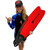 Kaudal Complete Fins - Black Footpocket with Red Blade