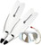 Freedive Starter Package (Combo, White Kaudal Fins with White (MV3 Mask Ultra Clear and Snorkel))