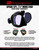 MV3 Action Mask, Apex Ultra Clear Amber Lens, White MV3 Action Mask, Apex Ultra Clear Amber Lens, White