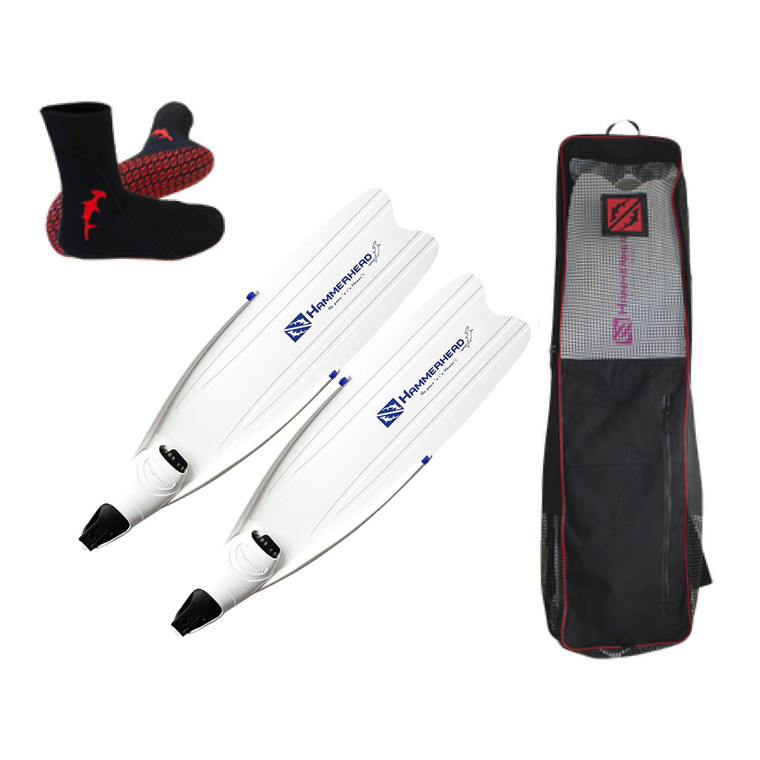 KAUDAL FINS, COMPLETE, WHITE