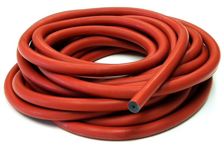 Rubber, Small ID Red, 5/8” (16 mm), sold per foot