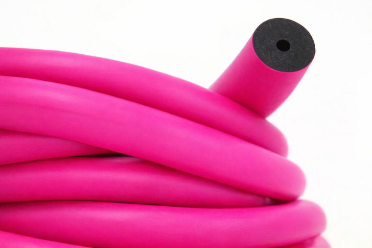 Rubber, 5/8" (16mm) Pink, sold per foot