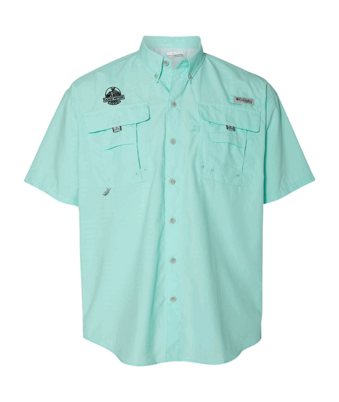 Safari Waters Columbia Men's Bahama™ II Short-Sleeve Fishing Shirt - Apple  Embroidery & Graphics