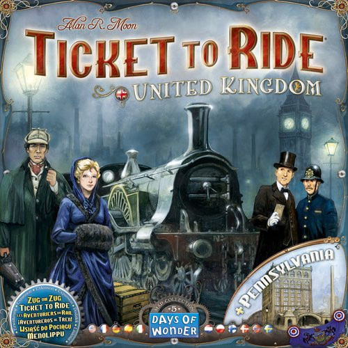 Ticket to Ride Expansion United Kingdom + Pennsylvania - Cerberus Games