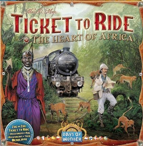 Ticket to Ride Expansion The Heart of Africa - Cerberus Games