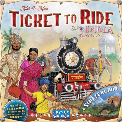 Ticket to Ride India + Switzerland - Cerberus Games