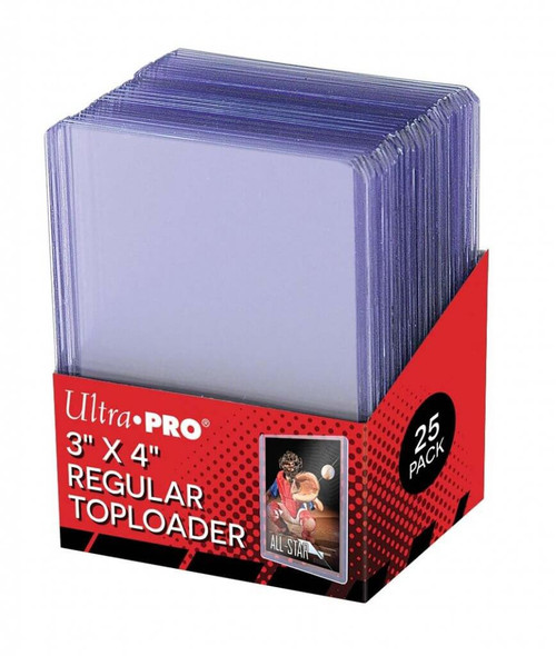 Ultra PRO Toploader 3" x 4" 35pt 25 pack