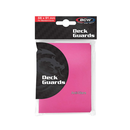 BCW Deck Guards (50ct) - Pink