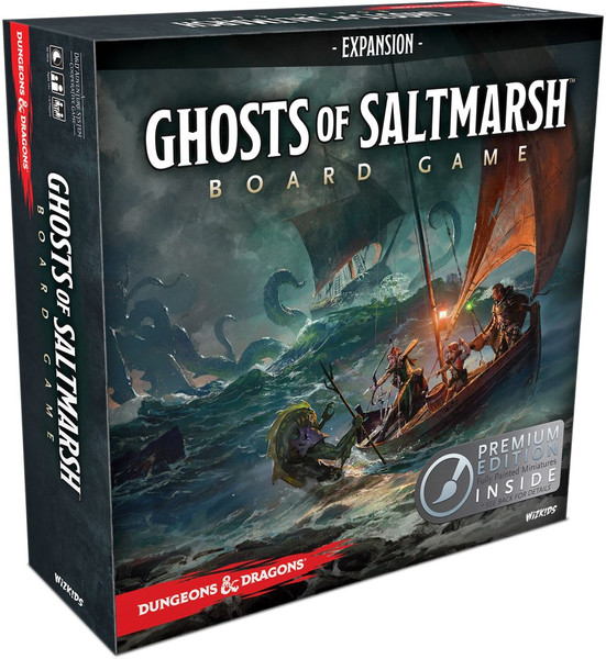 D&D: The Board Game Expansion Ghosts of Saltmarsh Premium Edition