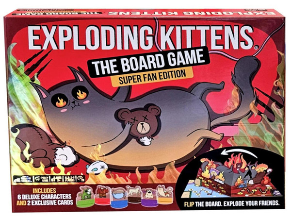 Exploding Kittens: The Board Game - Super Fan Edition