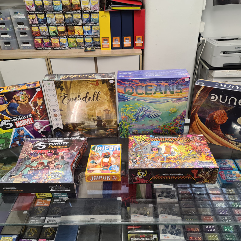 New Board Games and Restocks