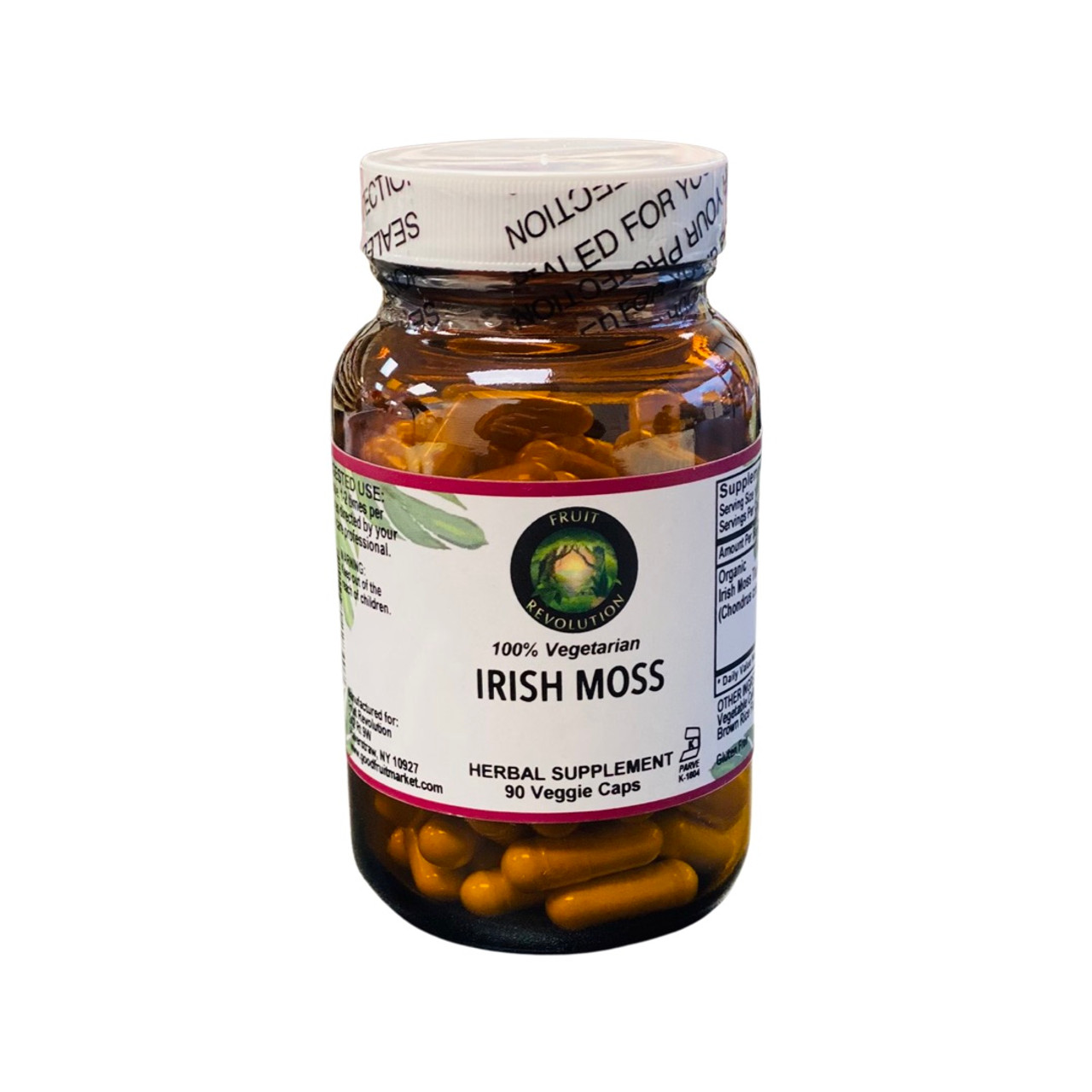 Organic Irish Moss / Sea Moss Capsules | 90 Vegetarian Capsules | Irish Moss ( Chondrus crispus )