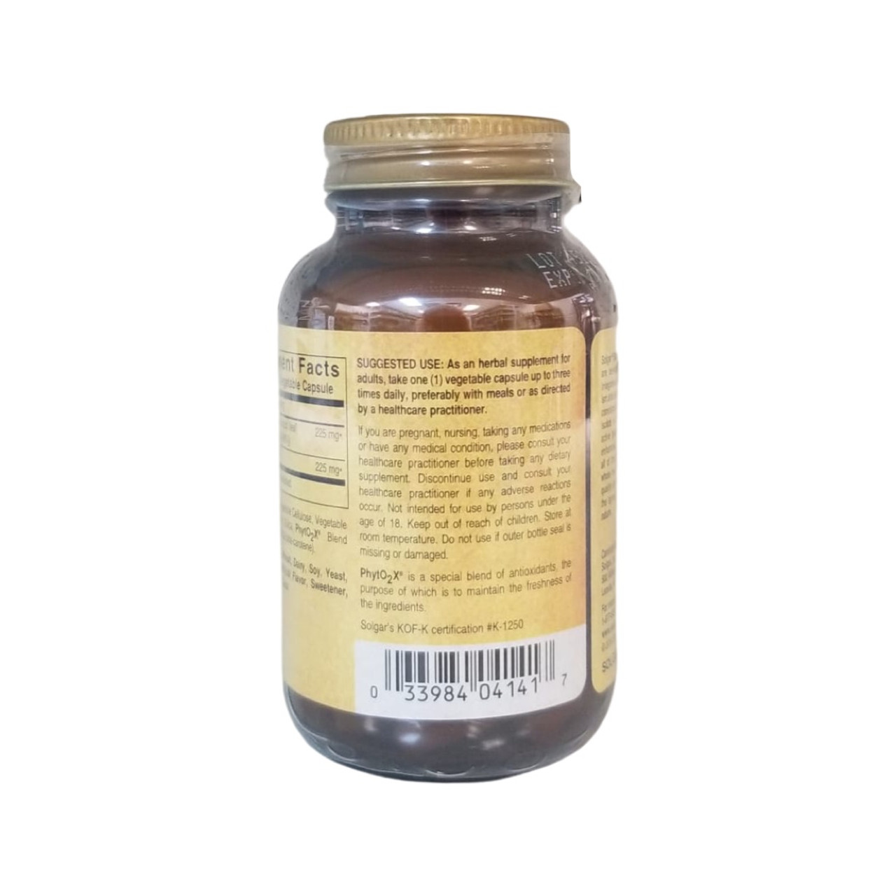 SOLGAR Olive Leaf Extract - 60 vegetable capsules