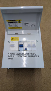 Pre-Populated board with Doepke Type-B Heat Pump RCCB + 4 Outgoing Ways 