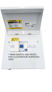 Pre-Populated board with Doepke Type-B Heat Pump RCCB + 4 Outgoing Ways