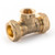 28mm x 1/2" x 28mm compression tee
