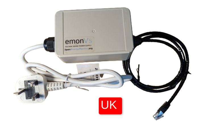emonVS Power Supply: UK Plug