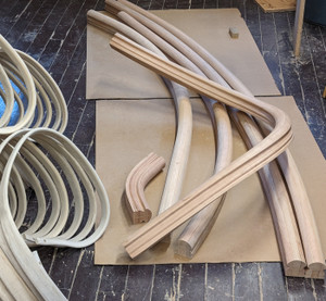 Extreme Bending Handrail for 6" radii, 8 foot x 3.0" x 1.0" priced per ln ft