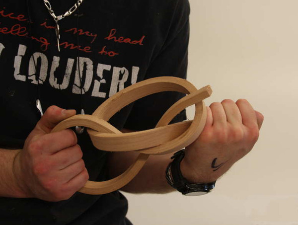 Bentwood Knot Sculpture raw material: makes 6 knots, Free Shipping US48