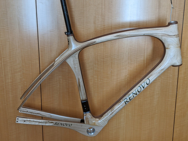 Ambrosia Maple on a walnut base: Renovo superbike frame.