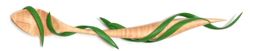 Leaf spoon by Kristen Levier from Pure Timber's Cold-Bend Hardwood