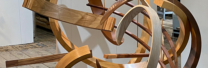Richard Maxwell Sculptor uses Pure Timber's Cold-Bend Hardwood