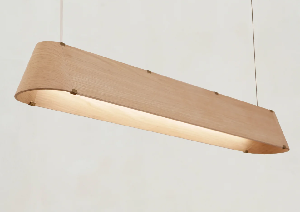 Curved parts are made by Pure Timber LLC for furniture, lighting and musical instruments