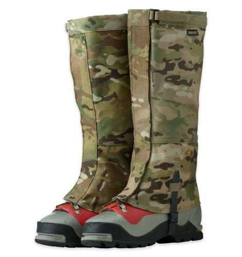 Outdoor Research Expedition Crocodiles Multicam Leg Gaiters Goretex USA Made