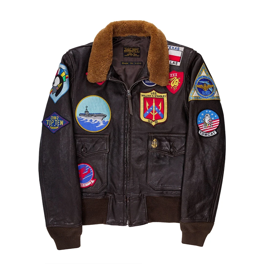 Cockpit USA 「ムービーヒーローズ」トップガンネイビーG-1ジャケット